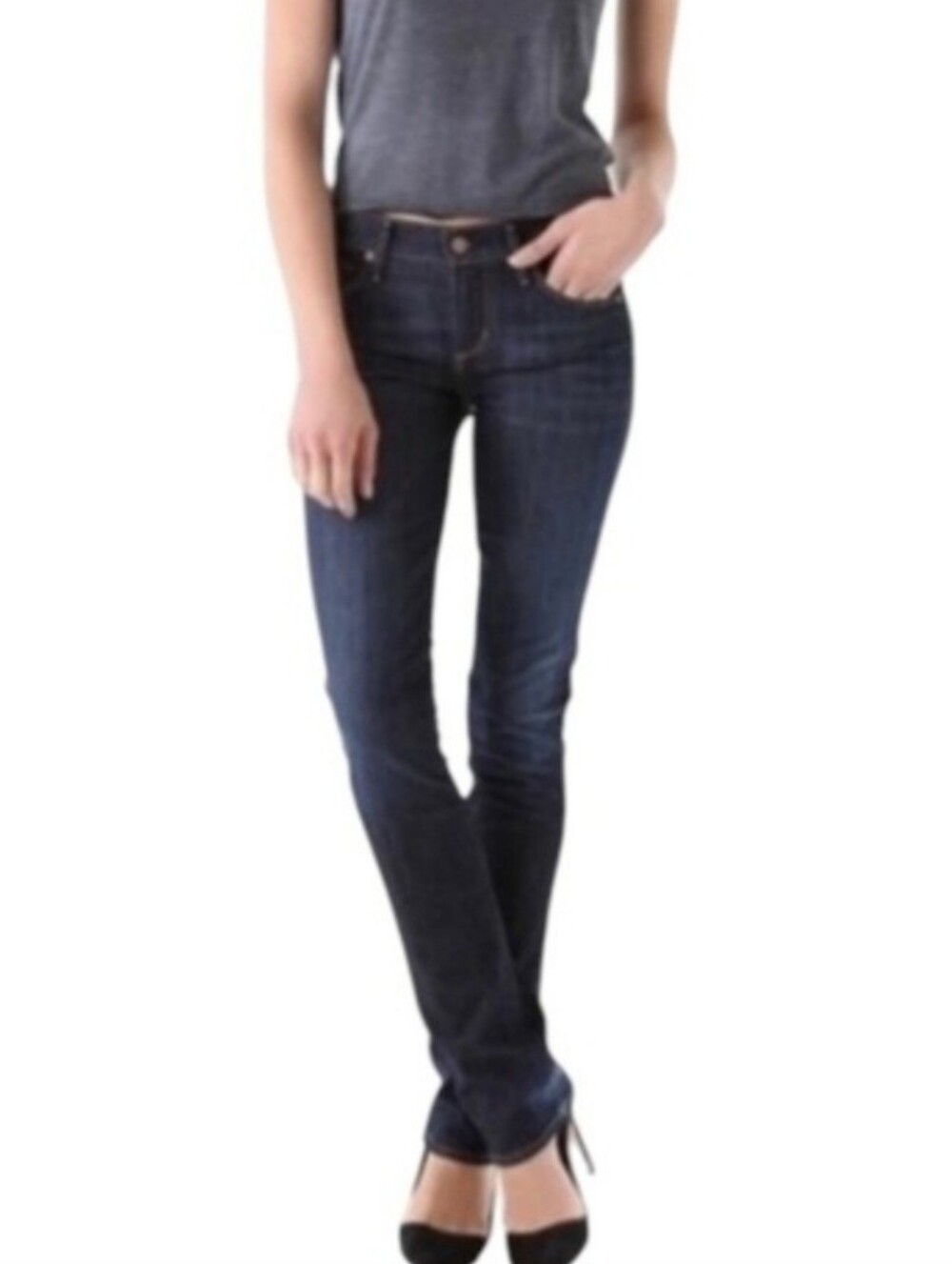 Citizens Of Humanity Elson Mid Rise Straight Leg Jeans 25 Waist